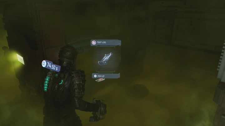 Rodzaj sekretu: Dziennik tekstowy - Dead Space Remake: Rozdział 10 (Rozpacz i ruina) - lista sekretów - Dead Space Remake - poradnik do gry