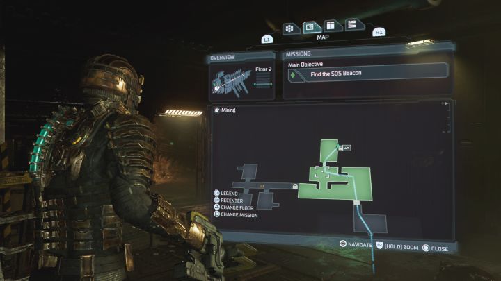 Dead Space Remake oferuje znacznie bardziej czytelną mapę od oryginalnej wersji gry i powinniście z niej częściej korzystać - Dead Space Remake: Porady na start - Dead Space Remake - poradnik do gry