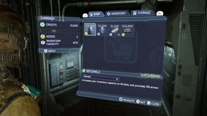 Grę rozpoczniecie z kombinezonem RIG poziomu 1 - Dead Space Remake: Wszystkie kombinezony (RIG) - lista sekretów - Dead Space Remake - poradnik do gry