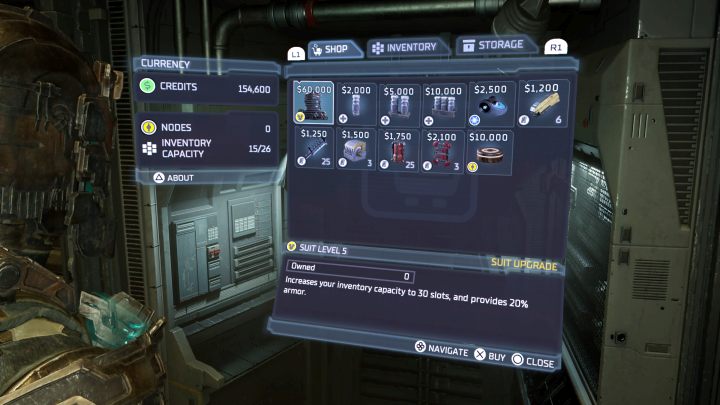 Cechy stroju poziomu 5 to - Dead Space Remake: Wszystkie kombinezony (RIG) - lista sekretów - Dead Space Remake - poradnik do gry