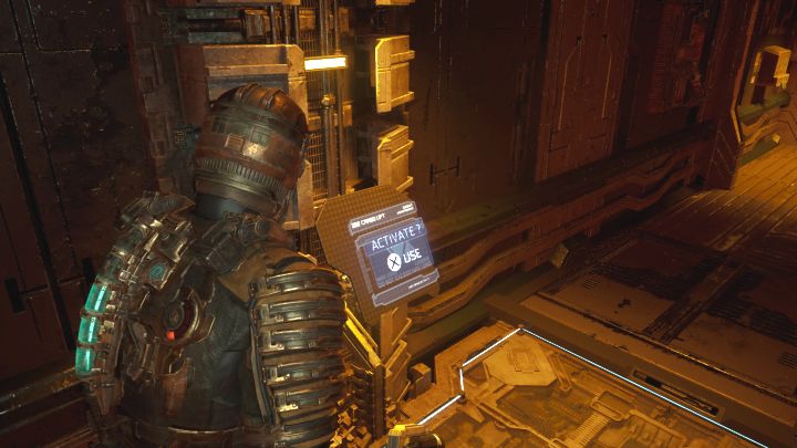 Do lokacji z defibrylatorem prowadzi południowe przejście w Posterunku ochrony (Security Station) - Dead Space Remake: Intensywna terapia (Intensive Care) - Dead Space Remake - poradnik do gry