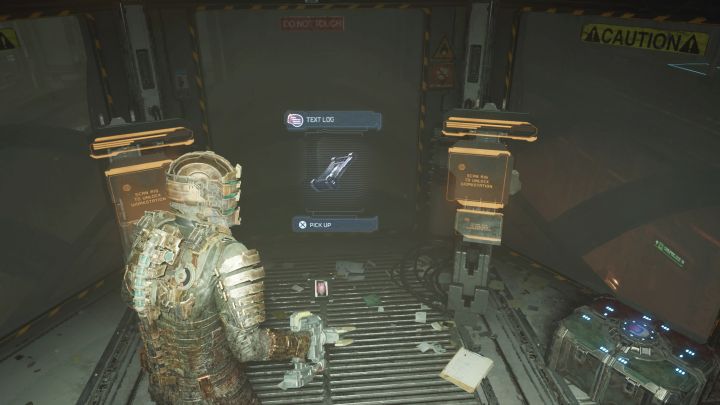 Rodzaj sekretu: Dziennik tekstowy - Dead Space Remake: Rozdział 6 (Ekologiczny kataklizm) - lista sekretów - Dead Space Remake - poradnik do gry