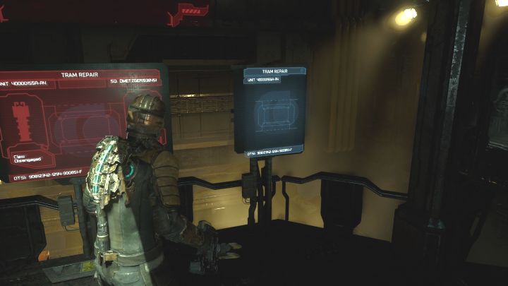 W nowym korytarzu dotrzyjcie do Pomieszczenia naprawczego kolejki (Tram Repair Room) - Dead Space Remake: Nowi przybysze (New Arrivals) - Dead Space Remake - poradnik do gry