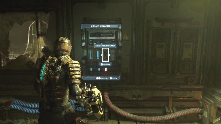 Z kartą musicie wrócić się do mijanego przed chwilą małego pomieszczenia zarządzania paliwem (Fuel Management) - Dead Space Remake: Korekta kursu (Course Correction) - Dead Space Remake - poradnik do gry