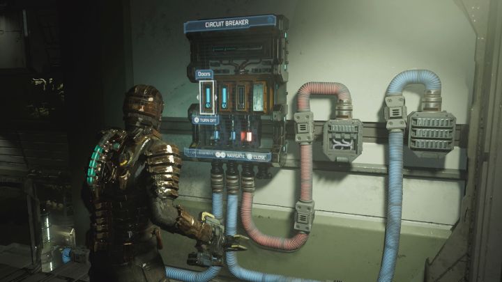 Powróćcie tą samą drogą do miejsca, w którym wcześniej mijaliście wyłącznik - Dead Space Remake: Ekologiczny kataklizm (Environmental Hazard) - Dead Space Remake - poradnik do gry