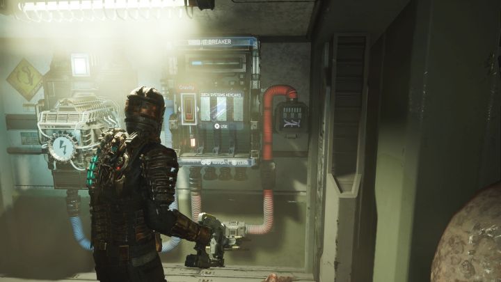 Z kartą dostępu powróćcie do wyłącznika obok ogniwa - Dead Space Remake: Ekologiczny kataklizm (Environmental Hazard) - Dead Space Remake - poradnik do gry