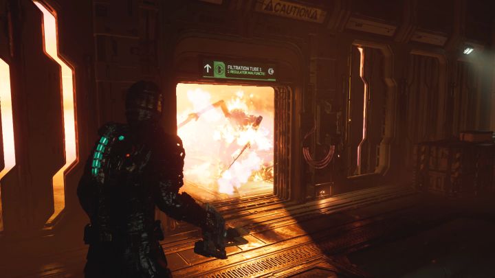 Liniowa ścieżka doprowadzi Was do Rur filtracyjnych (Filtration Tubes) - Dead Space Remake: Ekologiczny kataklizm (Environmental Hazard) - Dead Space Remake - poradnik do gry