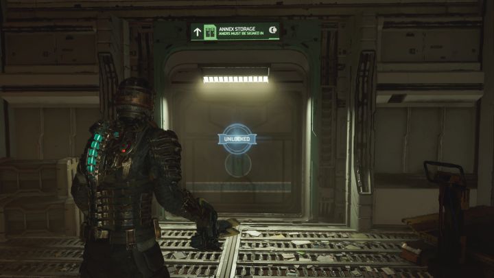 Dotrzyjcie do Przybudówki rury filtracyjnej (Filtration Tube Annex) - od tego miejsca nie trzeba już obawiać się nagłej śmierci w płomieniach - Dead Space Remake: Ekologiczny kataklizm (Environmental Hazard) - Dead Space Remake - poradnik do gry