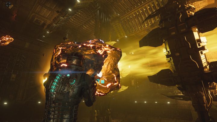 Musicie powrócić do windy towarowej, którą dotarliście wcześniej na to piętro - Dead Space Remake: U wrót otchłani (Into the Void) - Dead Space Remake - poradnik do gry