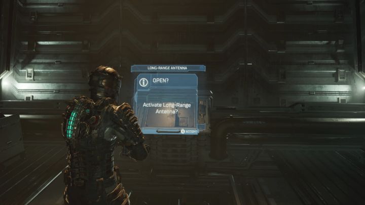 Skorzystajcie z niedostępnego wcześniej północnego wyjścia z centrum komunikacji - przesuńcie po drodze skrzynie używając kinezy - Dead Space Remake: Możliwość ratunku (Search and Rescue) - Dead Space Remake - poradnik do gry