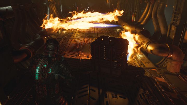 Po bitwie zabierzcie węzeł ze zwłok brutala i dotrzyjcie korytarzami do Maszynowni (Engine Room) - Dead Space Remake: Armia umarłych (Dead on Arrival) - Dead Space Remake - poradnik do gry