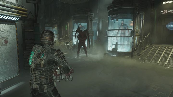 Drugie starcie z łowcą ma miejsce nieco później w rozdziale 5, podczas zaliczania celu misji ze zdobycia ciekłego azotu (Liquid Nitrogen) - Dead Space Remake: Jak pokonać łowcę Mercera (Mercers Hunter)? - Dead Space Remake - poradnik do gry
