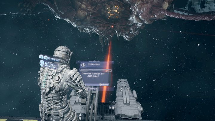 Dotrzyjcie najpierw do centralnego działa - Dead Space Remake: Jak pokonać Pozostałośc Lewiatana (Leviathan Remnant)? - Dead Space Remake - poradnik do gry