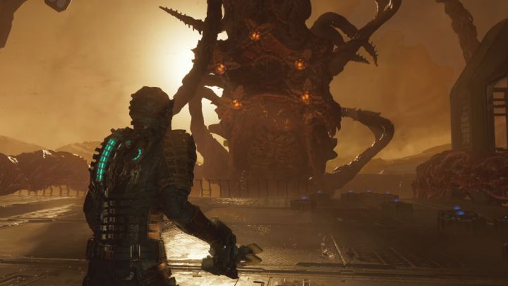 Miejsce konfrontacji z Kolektywem to średniej wielkości kwadratowa arena - Dead Space Remake: Jak pokonać finałowego bossa Kolektyw (Hive Mind)? - Dead Space Remake - poradnik do gry