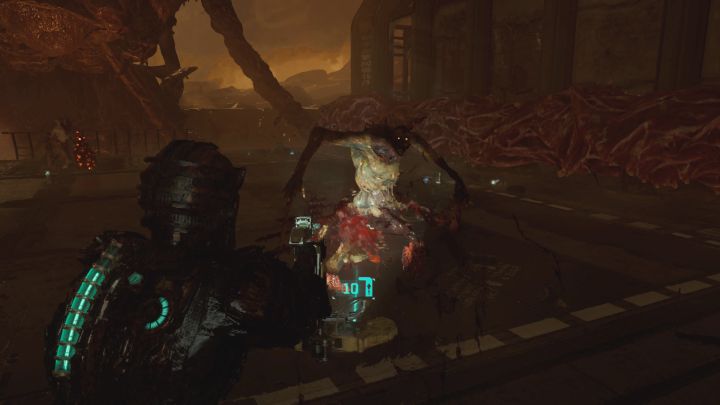 Po zniszczeniu wszystkich gruczołów na ekranie pojawi się grupa standardowych nekromorfów - Dead Space Remake: Jak pokonać finałowego bossa Kolektyw (Hive Mind)? - Dead Space Remake - poradnik do gry