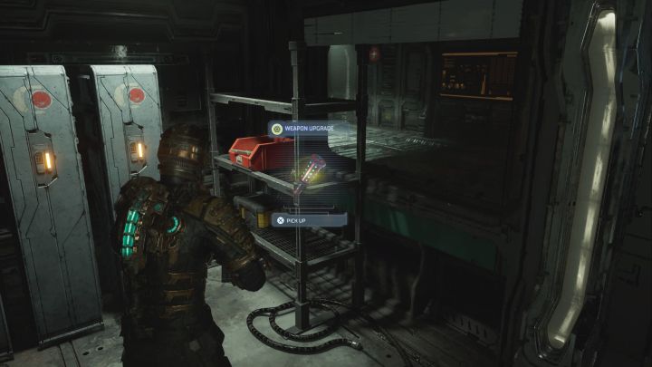 Ulepszenie jest w Przechowalni układów elektrycznych (Electrical Systems Storage) na poziomie 1 mostka z rozdziału 4 - Dead Space Remake: Lista wszystkich ulepszeń broni (Weapon Upgrades) - Dead Space Remake - poradnik do gry