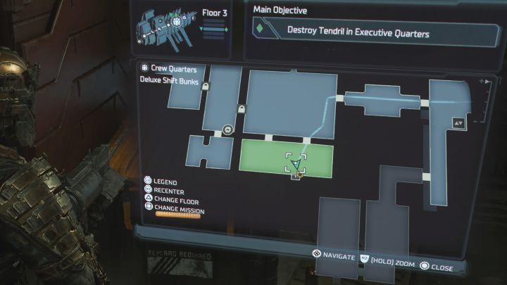 Schemat jest w Kwaterach załogi (Crew Quarters) odwiedzanych w rozdziale 10 - Dead Space Remake: Lista wszystkich ulepszeń broni (Weapon Upgrades) - Dead Space Remake - poradnik do gry