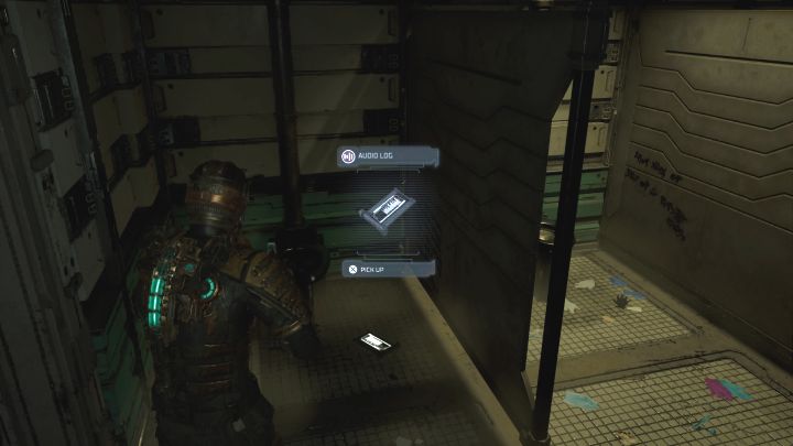 Rodzaj sekretu: Dziennik audio - Dead Space Remake: Rozdział 2 (Intensywna terapia) - lista sekretów - Dead Space Remake - poradnik do gry