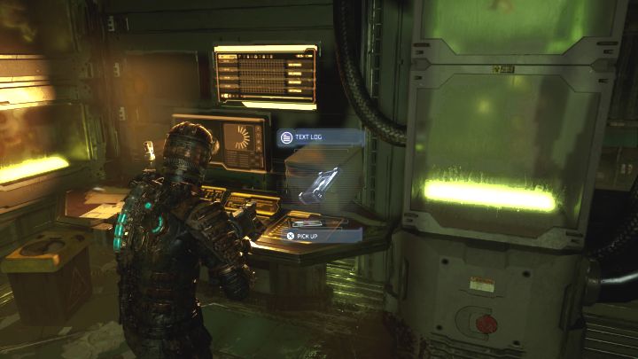 Rodzaj sekretu: Dziennik tekstowy - Dead Space Remake: Rozdział 2 (Intensywna terapia) - lista sekretów - Dead Space Remake - poradnik do gry