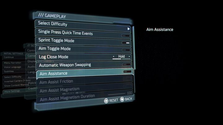 Kilka ważnych ustawień sterowania jest też w zakładce Rozgrywka (Gameplay) - Dead Space Remake: Sterowanie - Dead Space Remake - poradnik do gry