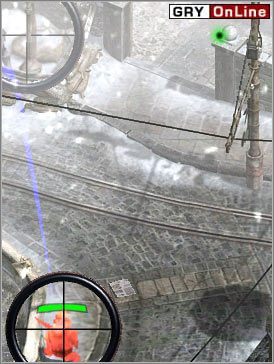 Zielony punkt wskazuje pozycję, gdzie powinieneś się znaleźć - Poradnik do gry - [STALINGRAD] Misja 01 cz.1 - Commandos 3: Kierunek Berlin - poradnik do gry