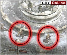 Najprostszą metodą na zdjęcie przeciwnika jest wspięcie się na słup - [STALINGRAD] Misja 01 cz.2 - Commandos 3: Kierunek Berlin - poradnik do gry