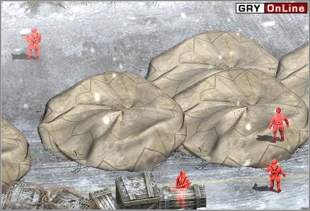 Spójrz na lewo od samolotu - stoi tam czterech żołnierzy - [STALINGRAD] Misja 02 cz.4 - Commandos 3: Kierunek Berlin - poradnik do gry