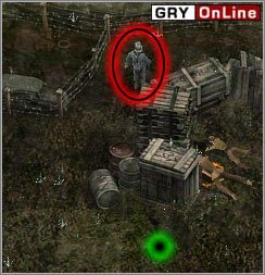 W miejsce, które wskazuje punkt na powyższym obrazku rzuć paczkę z papierosami - [EUROPA ŚRODKOWA] Misja 01 cz.1 - Commandos 3: Kierunek Berlin - poradnik do gry