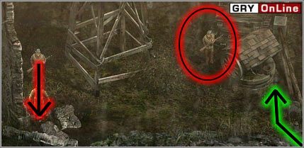 Teraz zabijesz żołnierza oznaczonego kółkiem na powyższym obrazku - [EUROPA ŚRODKOWA] Misja 01 cz.3 - Commandos 3: Kierunek Berlin - poradnik do gry