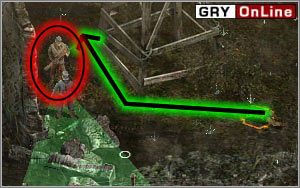 Wróć się potem, ogłusz i zwiąż tego, którego zagaduje szpieg (oznaczony czerwonym kółkiem) - [EUROPA ŚRODKOWA] Misja 01 cz.4 - Commandos 3: Kierunek Berlin - poradnik do gry