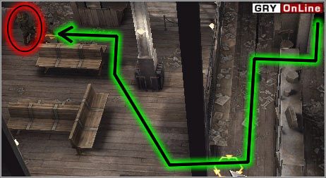 Pierwsze co zrób to ogłusz żołnierza, który pojawi się we wnętrzu stacji - [EUROPA ŚRODKOWA] Misja 02 cz.1 - Commandos 3: Kierunek Berlin - poradnik do gry