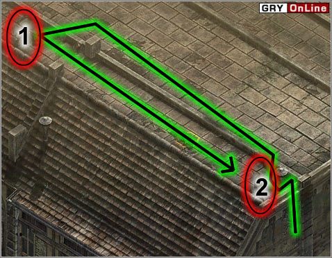 Przesuń się maksymalnie w prawo i wejdź na górę - zrób to wtedy, gdy żołnierz 1 nie będzie patrzył - [EUROPA ŚRODKOWA] Misja 02 cz.2 - Commandos 3: Kierunek Berlin - poradnik do gry