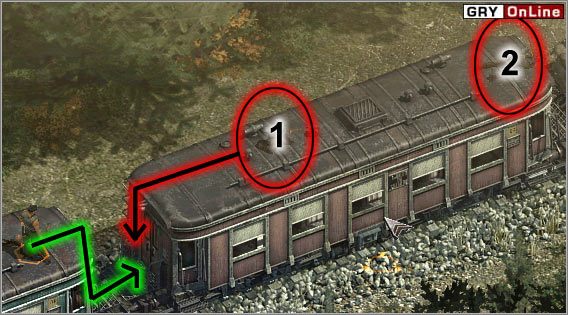 Drogę tą pokazuje zielona strzałka na obrazku powyżej - [EUROPA ŚRODKOWA] Misja 04 cz.1 - Commandos 3: Kierunek Berlin - poradnik do gry