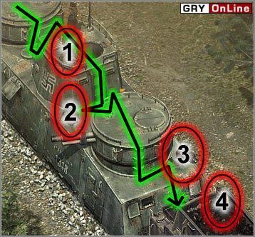 Wagon na powyższym obrazku to wagon opancerzony - [EUROPA ŚRODKOWA] Misja 04 cz.5 - Commandos 3: Kierunek Berlin - poradnik do gry