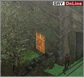 Odkręć kamerę i spójrz na bramę (poprzednią, nie tą pod którą zabijałeś żołnierza) - [EUROPA ŚRODKOWA] Misja 05 cz.3 - Commandos 3: Kierunek Berlin - poradnik do gry