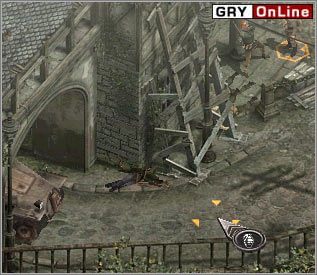 Odeprzyj parę ataków żołnierzy i snajperów, po czym przesuń sapera pod lewą bramę i tam także załatw pojazd pancerny - [EUROPA ŚRODKOWA] Misja 06 cz.2 - Commandos 3: Kierunek Berlin - poradnik do gry