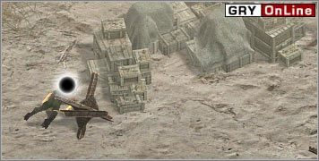 Musisz koniecznie odnaleźć skrzynkę (biała kropka na obrazku), jest tam apteczka i co najważniejsze - dwa granaty - [NORMANDIA] Misja 03 cz.1 - Commandos 3: Kierunek Berlin - poradnik do gry