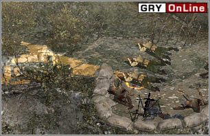 W późniejszych fazach misji do tego stanowiska przybiegnie czterech wrogich żołnierzy - [NORMANDIA] Misja 03 cz.2 - Commandos 3: Kierunek Berlin - poradnik do gry