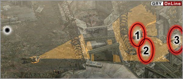 Przesuń żołnierza tak, jak pokazuje to obrazek powyżej - [NORMANDIA] Misja 03 cz.5 - Commandos 3: Kierunek Berlin - poradnik do gry