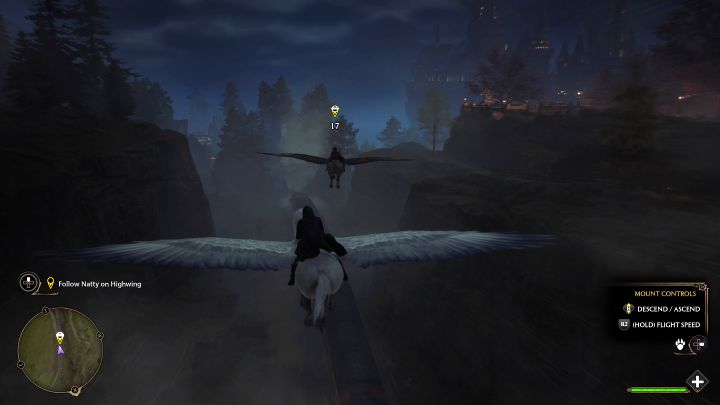 W końcowej części questu automatycznie znajdziecie się na grzbiecie latającego wierzchowca - Hogwarts Legacy: Wielki Donżon (The High Keep) - Hogwarts Legacy - poradnik do gry