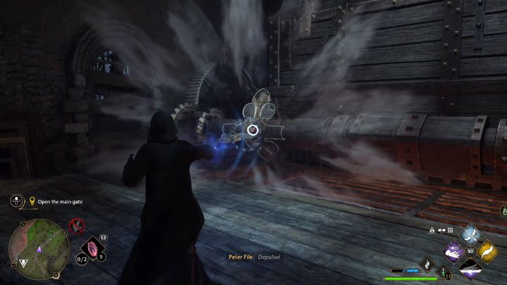 Dotrzecie do pomieszczenia z mechanizmem podnoszenia zamkowej bramy - Hogwarts Legacy: Wielki Donżon (The High Keep) - Hogwarts Legacy - poradnik do gry