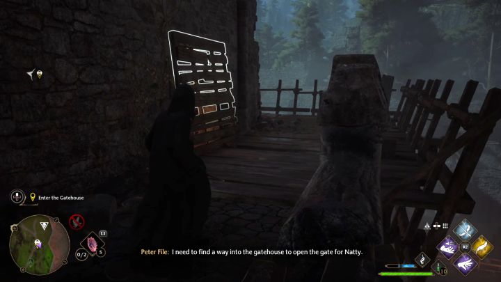 Po drodze zauważycie małą drewnianą barykadę - Hogwarts Legacy: Wielki Donżon (The High Keep) - Hogwarts Legacy - poradnik do gry