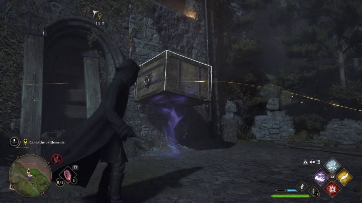 Skrzynię musicie doprowadzić do nowej wyższej półki - Hogwarts Legacy: Wielki Donżon (The High Keep) - Hogwarts Legacy - poradnik do gry