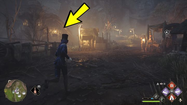 Kolejny posążek jest w Bainburgh - Hogwarts Legacy: Posążki demimoza (Demiguise Statues) - Highlandy - Hogwarts Legacy - poradnik do gry