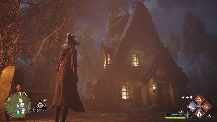 Następny posążek znajduje się w domu na lewo od punktu szybkiej podróży w Aranshire - Hogwarts Legacy: Posążki demimoza (Demiguise Statues) - Highlandy - Hogwarts Legacy - poradnik do gry