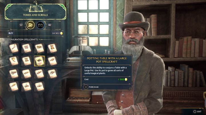 To nie jedyny wymóg, bo potrzebny jest też stół zielarski z dużą donicą (Potting Table with a Large Pot) - Hogwarts Legacy: Zadanie Profesor Garlick 1 (Professor Garlicks Assignment 1) - Hogwarts Legacy - poradnik do gry