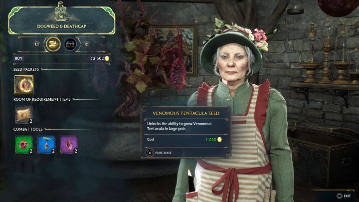 Trudniejsza i bardziej czasochłonna metoda to własnoręczne stworzenie Jadowitej tentakuli - Hogwarts Legacy: Zadanie Profesor Garlick 1 (Professor Garlicks Assignment 1) - Hogwarts Legacy - poradnik do gry