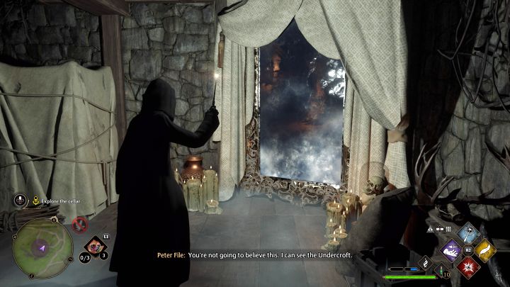 W piwnicy możecie odnajdywać strony dziennika Isidory Morganach, ale zebranie wszystkich 7 stron nie jest obowiązkowe - Hogwarts Legacy: W cieniu posiadłości (In the Shadow of the Estate) - Hogwarts Legacy - poradnik do gry