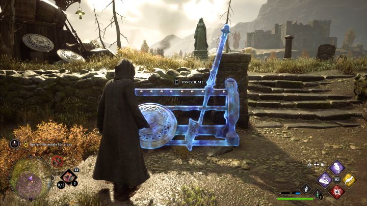 Musicie teraz odnajdywać interaktywne obiekty w fioletowych obszarach z mini-mapy - Hogwarts Legacy: W cieniu posiadłości (In the Shadow of the Estate) - Hogwarts Legacy - poradnik do gry