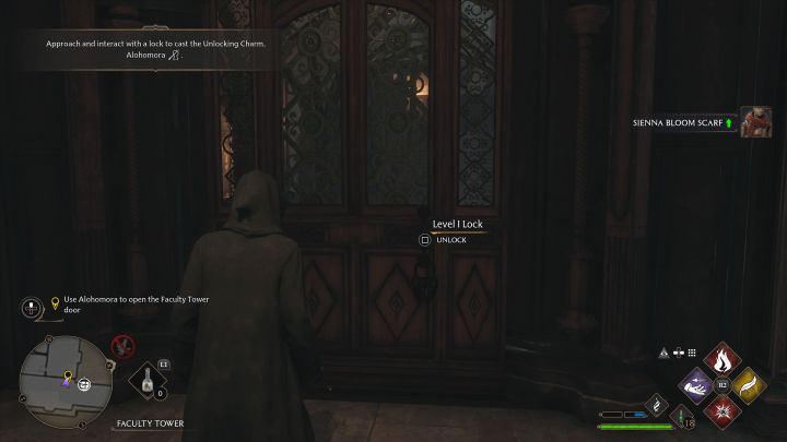 Za każdym razem musicie podejść do kłódki - Hogwarts Legacy: Jak otwierać zamki (kłódki na drzwiach)? - Hogwarts Legacy - poradnik do gry